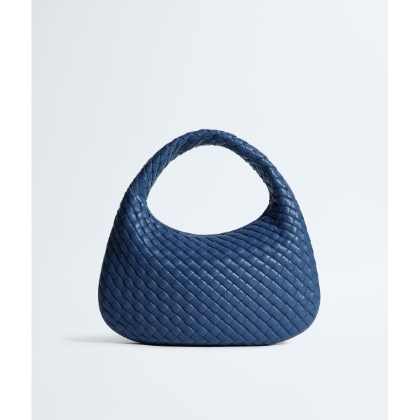 Khaite Women's Small Veneta in Blue venezia - Blue Shoulder & Crossbody Bags - The Lotus Tote Bag - Shop at Luxury Shoes 