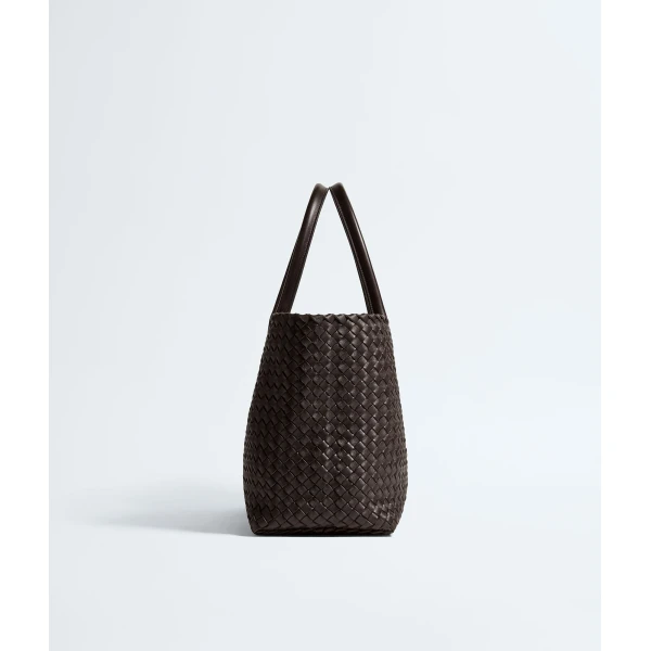Khaite Cabat in Fondant - Brown Totes & Top-Handle Bags - The Lotus Tote Bag - Shop at Luxury Shoes 