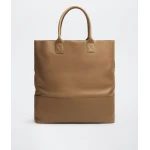 Khaite Maxi Intreccio Tote in Camel - Brown Totes & Top-Handle Bags - The Lotus Tote Bag - Shop at Luxury Shoes 