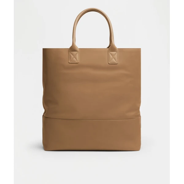 Khaite Maxi Intreccio Tote in Camel - Brown Totes & Top-Handle Bags - The Lotus Tote Bag - Shop at Luxury Shoes 