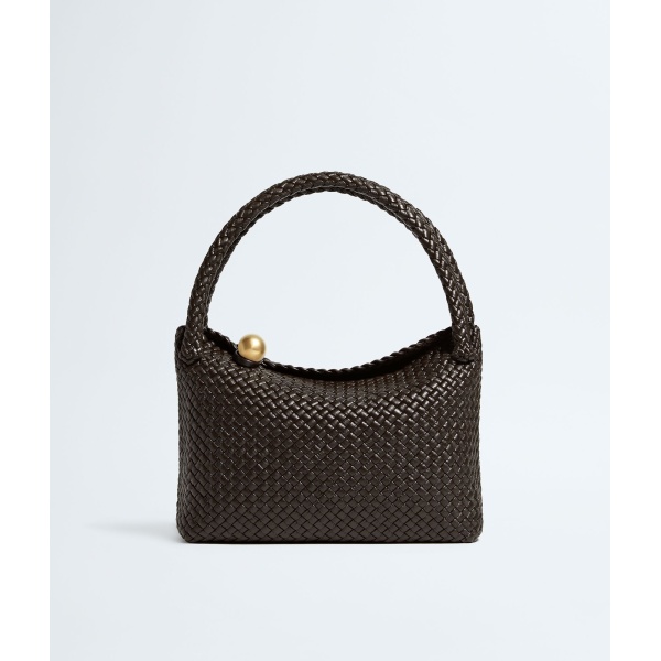Khaite Tosca in Fondant - Brown Shoulder & Crossbody Bags - The Lotus Tote Bag - Shop at Luxury Shoes 