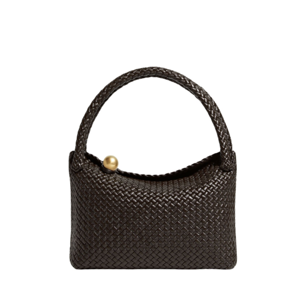 Khaite Tosca in Fondant - Brown Shoulder & Crossbody Bags - The Lotus Tote Bag - Shop at Luxury Shoes 