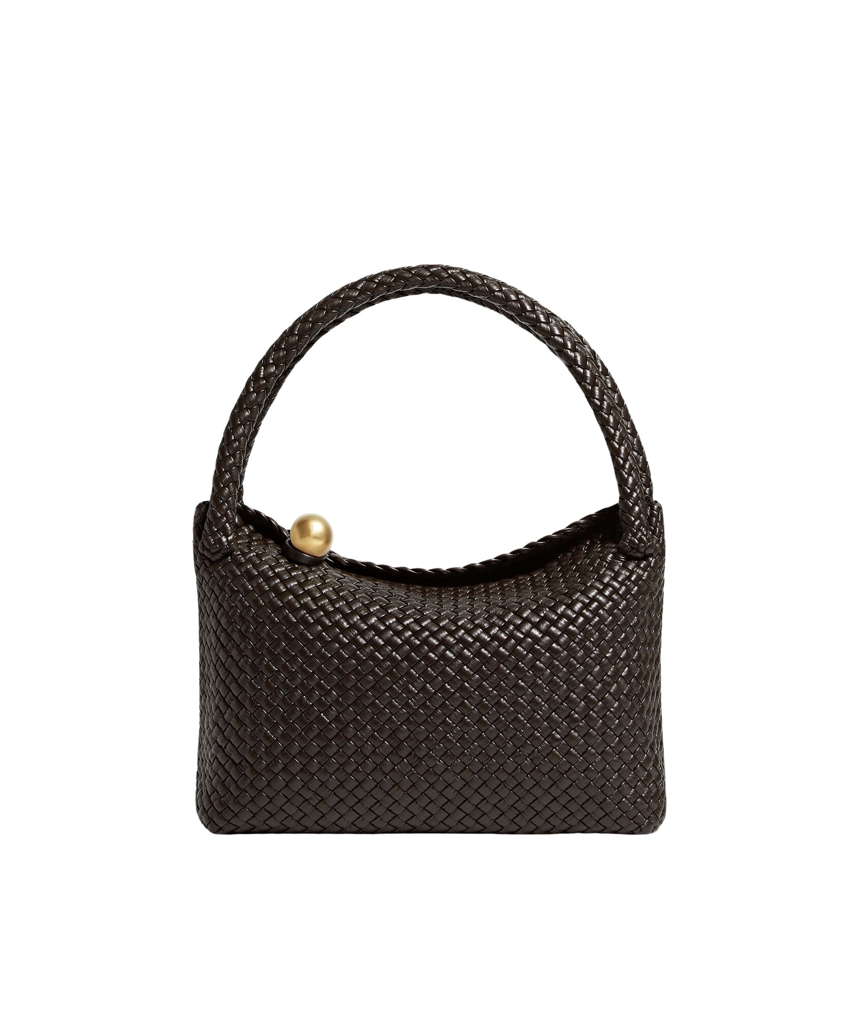 Brown-Tosca-in-Fondant-coveti29879_nobg Khaite Tosca in Fondant - Brown Shoulder & Crossbody Bags - The Lotus Tote Bag - Shop at Luxury Shoes