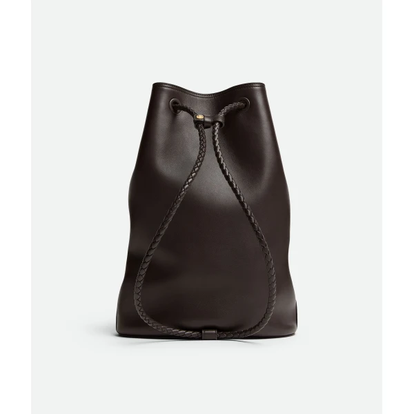 Khaite Women's Andiamo Backpack in Fondant - Brown Backpacks - The Lotus Tote Bag - Shop at Luxury Shoes 