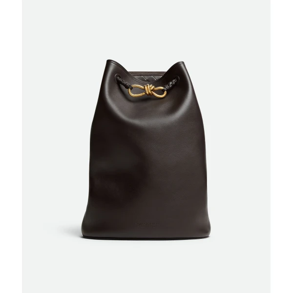 Khaite Women's Andiamo Backpack in Fondant - Brown Backpacks - The Lotus Tote Bag - Shop at Luxury Shoes 