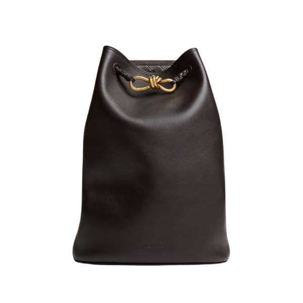 Khaite Women's Andiamo Backpack in Fondant - Brown Backpacks - The Lotus Tote Bag - Shop at Luxury Shoes 