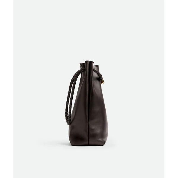 Khaite Women's Andiamo Bucket in Fondant - Brown Bucket Bags - The Lotus Tote Bag - Shop at Luxury Shoes 