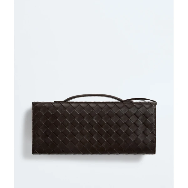 Khaite Women's Andiamo Clutch in Fondant - Brown Clutch Bags - The Lotus Tote Bag - Shop at Luxury Shoes 