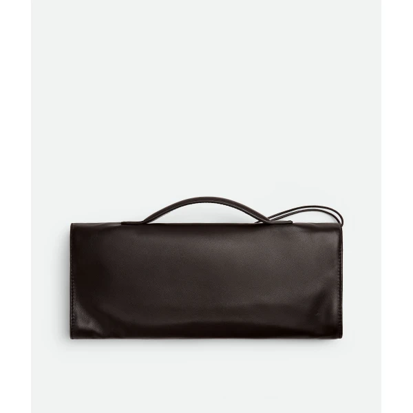 Khaite Women's Andiamo Clutch in Fondant - Brown Clutch Bags - The Lotus Tote Bag - Shop at Luxury Shoes 