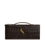 Brown-Womens-Andiamo-Clutch-in-Fondant-coveti-515338_nobg Khaite Women's Andiamo Clutch in Fondant - Brown Clutch Bags - The Lotus Tote Bag - Shop at Luxury Shoes