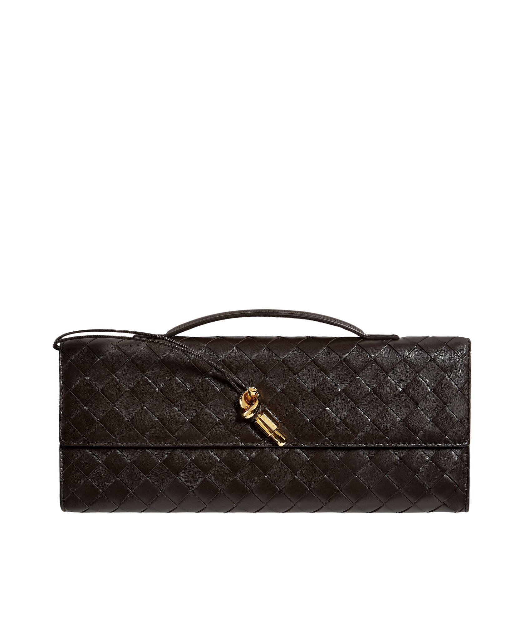 Brown-Womens-Andiamo-Clutch-in-Fondant-coveti-515338_nobg Khaite Women's Andiamo Clutch in Fondant - Brown Clutch Bags - The Lotus Tote Bag - Shop at Luxury Shoes