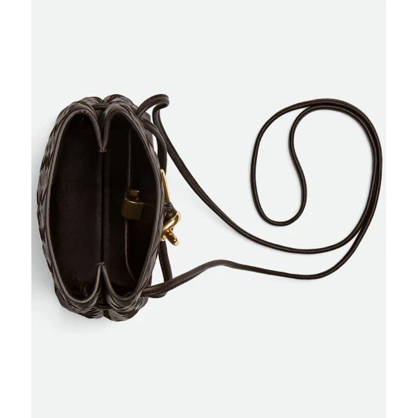 Khaite Women's Andiamo Phone Pouch in Fondant - Brown Mini Bags - The Lotus Tote Bag - Shop at Luxury Shoes 