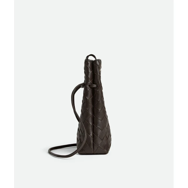 Khaite Women's Andiamo Phone Pouch in Fondant - Brown Mini Bags - The Lotus Tote Bag - Shop at Luxury Shoes 
