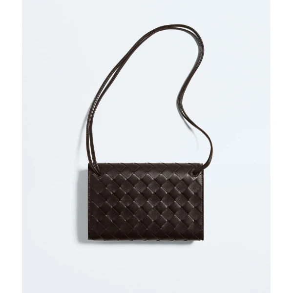 Khaite Women's Andiamo Pouch on Strap in Fondant - Brown Shoulder & Crossbody Bags - The Lotus Tote Bag - Shop at Luxury Shoes 