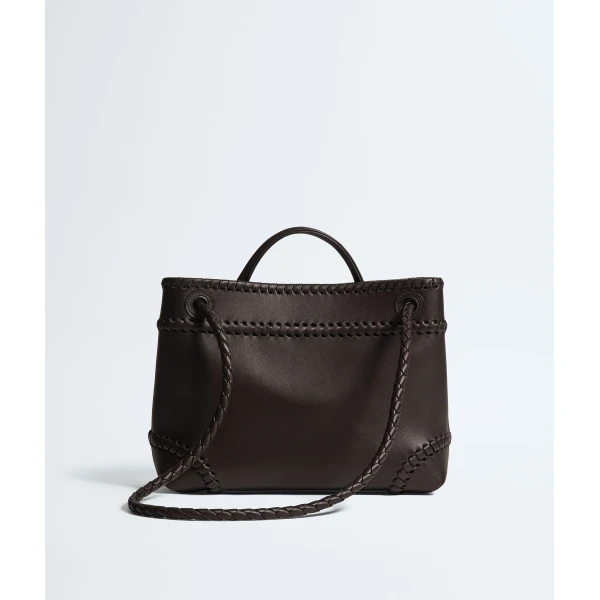 Khaite Women's Andiamo in Espresso - Brown Totes & Top-Handle Bags - The Lotus Tote Bag - Shop at Luxury Shoes 