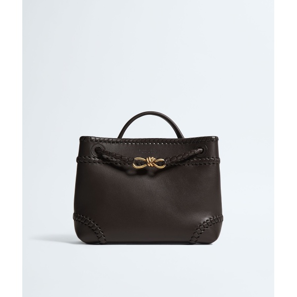 Khaite Women's Andiamo in Espresso - Brown Totes & Top-Handle Bags - The Lotus Tote Bag - Shop at Luxury Shoes 