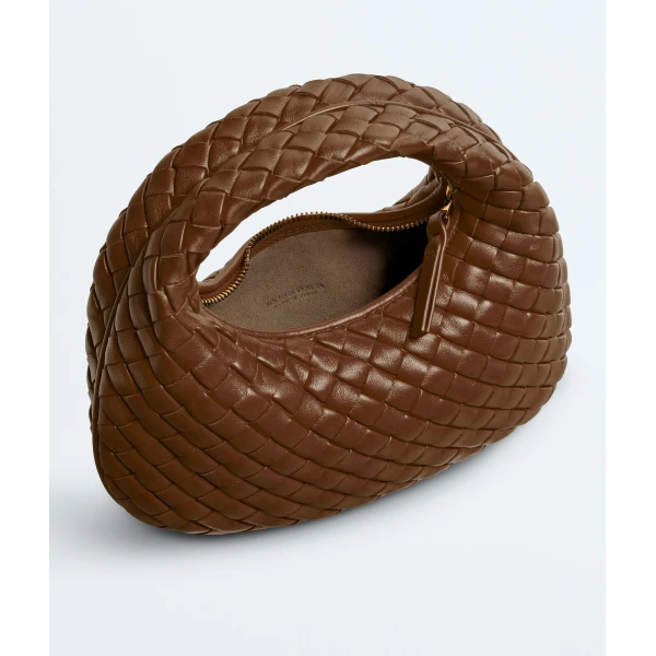 Khaite Women's Baby Veneta in Nocciola - Brown Mini Bags - The Lotus Tote Bag - Shop at Luxury Shoes 