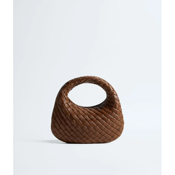 Khaite Women's Baby Veneta in Nocciola - Brown Mini Bags - The Lotus Tote Bag - Shop at Luxury Shoes 