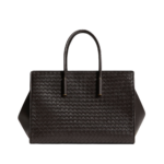 Khaite Women's Barbara Tote in Espresso - Brown Totes & Top-Handle Bags - The Lotus Tote Bag - Shop at Luxury Shoes 