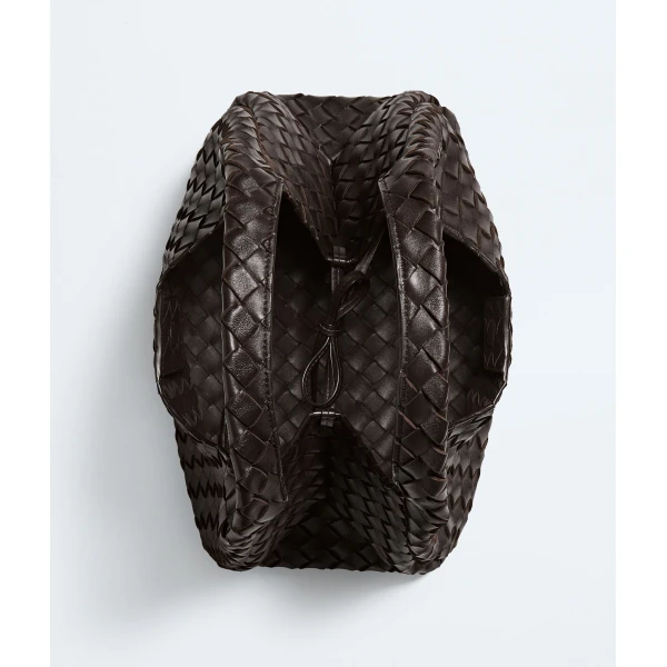 Khaite Women's Campana in Fondant - Brown Shoulder & Crossbody Bags - The Lotus Tote Bag - Shop at Luxury Shoes 