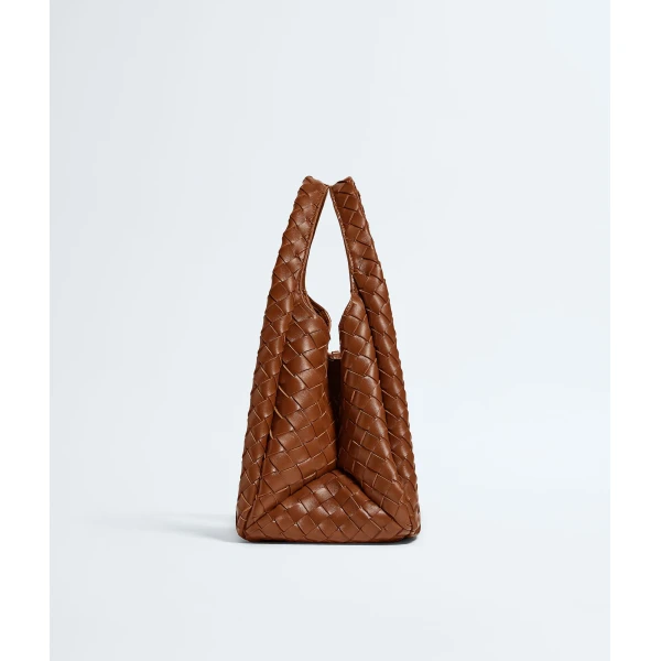Khaite Women's Campana in Tannin - Brown Shoulder & Crossbody Bags - The Lotus Tote Bag - Shop at Luxury Shoes 