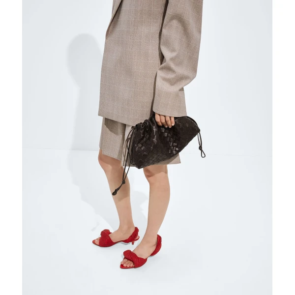 Khaite Women's Dustbag Notte in Fondant - Brown Shoulder & Crossbody Bags - The Lotus Tote Bag - Shop at Luxury Shoes 