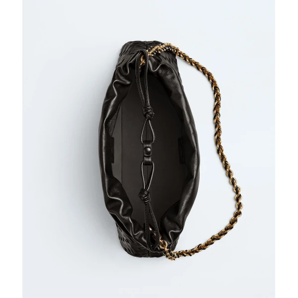 Khaite Women's Dustbag Notte in Fondant - Brown Shoulder & Crossbody Bags - The Lotus Tote Bag - Shop at Luxury Shoes 