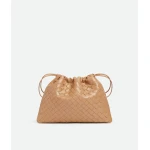 Khaite Women's Dustbag in Pale brown - Brown Shoulder & Crossbody Bags - The Lotus Tote Bag - Shop at Luxury Shoes 