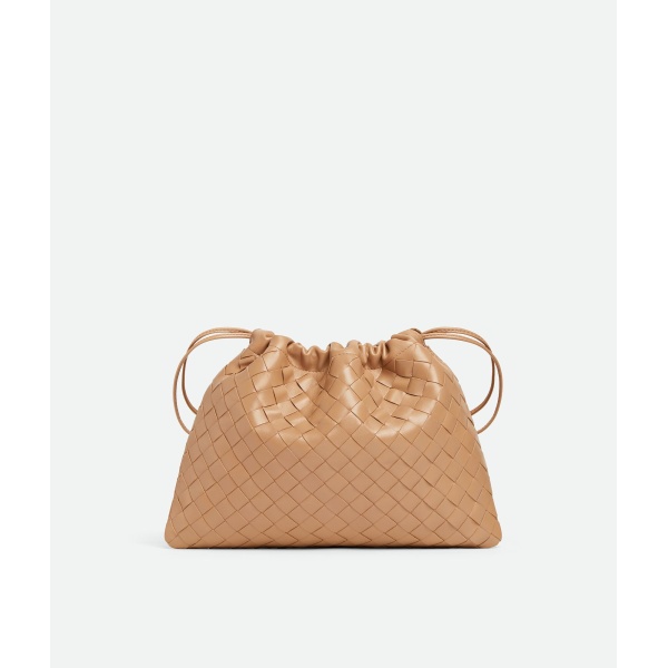 Khaite Women's Dustbag in Pale brown - Brown Shoulder & Crossbody Bags - The Lotus Tote Bag - Shop at Luxury Shoes 