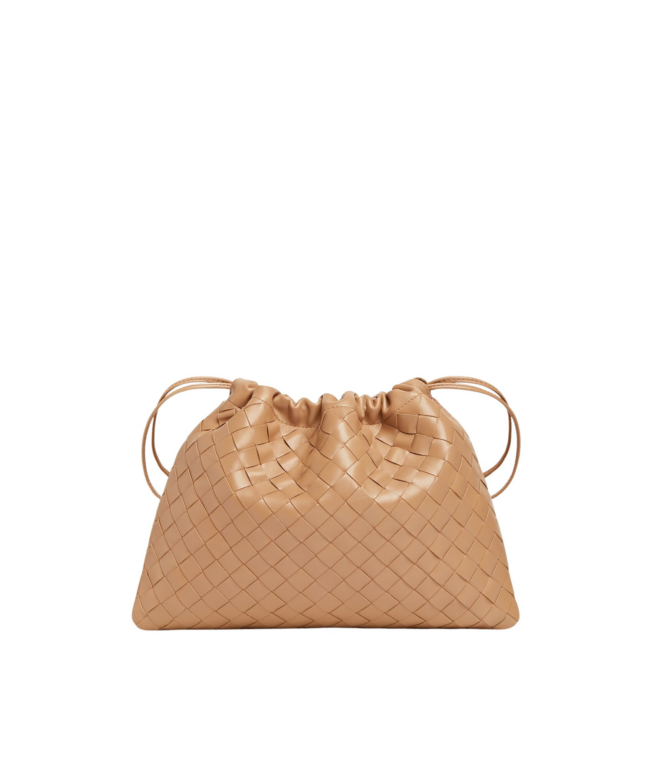 Khaite Women's Dustbag in Pale brown - Brown Shoulder & Crossbody Bags - The Lotus Tote Bag - Shop at Luxury Shoes 