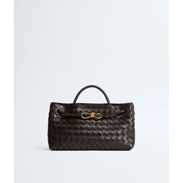 Khaite Women's East-West Andiamo in Fondant - Brown Totes & Top-Handle Bags - The Lotus Tote Bag - Shop at Luxury Shoes 
