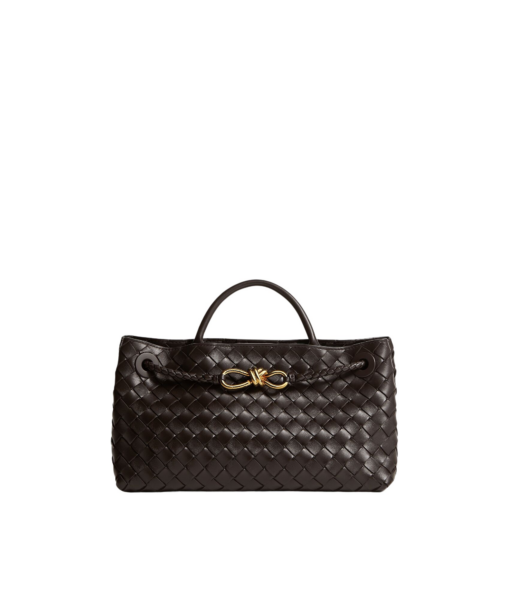 Khaite Women's East-West Andiamo in Fondant - Brown Totes & Top-Handle Bags - The Lotus Tote Bag - Shop at Luxury Shoes 