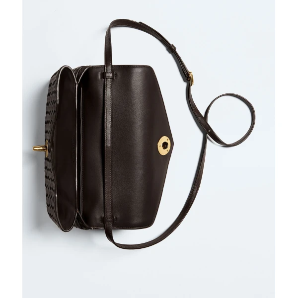 Khaite Women's Knot Lock in Fondant - Brown Clutch Bags - The Lotus Tote Bag - Shop at Luxury Shoes 