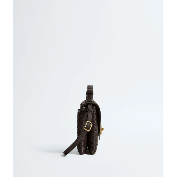 Khaite Women's Knot Lock in Fondant - Brown Clutch Bags - The Lotus Tote Bag - Shop at Luxury Shoes 