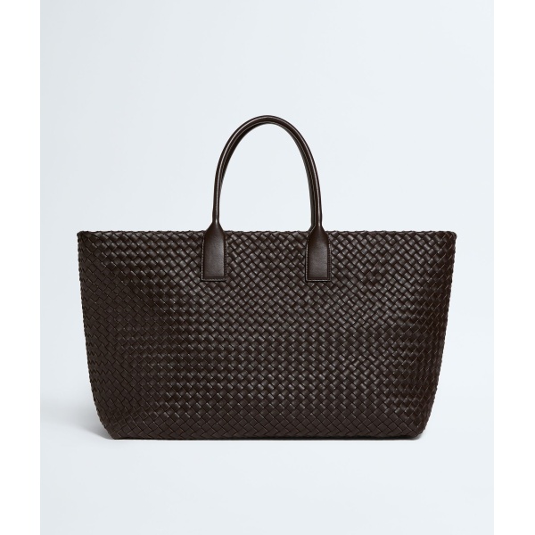 Khaite Women's Large Cabat in Fondant - Brown Totes & Top-Handle Bags - The Lotus Tote Bag - Shop at Luxury Shoes 