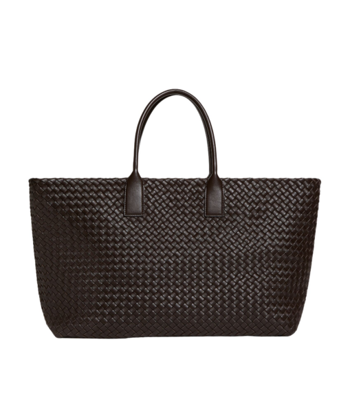 Khaite Women's Large Cabat in Fondant - Brown Totes & Top-Handle Bags - The Lotus Tote Bag - Shop at Luxury Shoes 