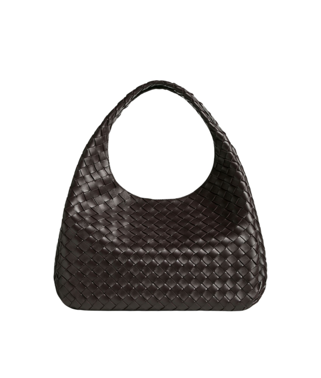 Khaite Women's Large Campana in Fondant - Brown Shoulder & Crossbody Bags - The Lotus Tote Bag - Shop at Luxury Shoes 