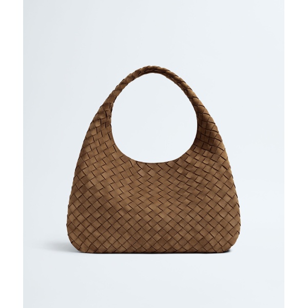 Khaite Women's Large Campana in Nocciola - Brown Shoulder & Crossbody Bags - The Lotus Tote Bag - Shop at Luxury Shoes 
