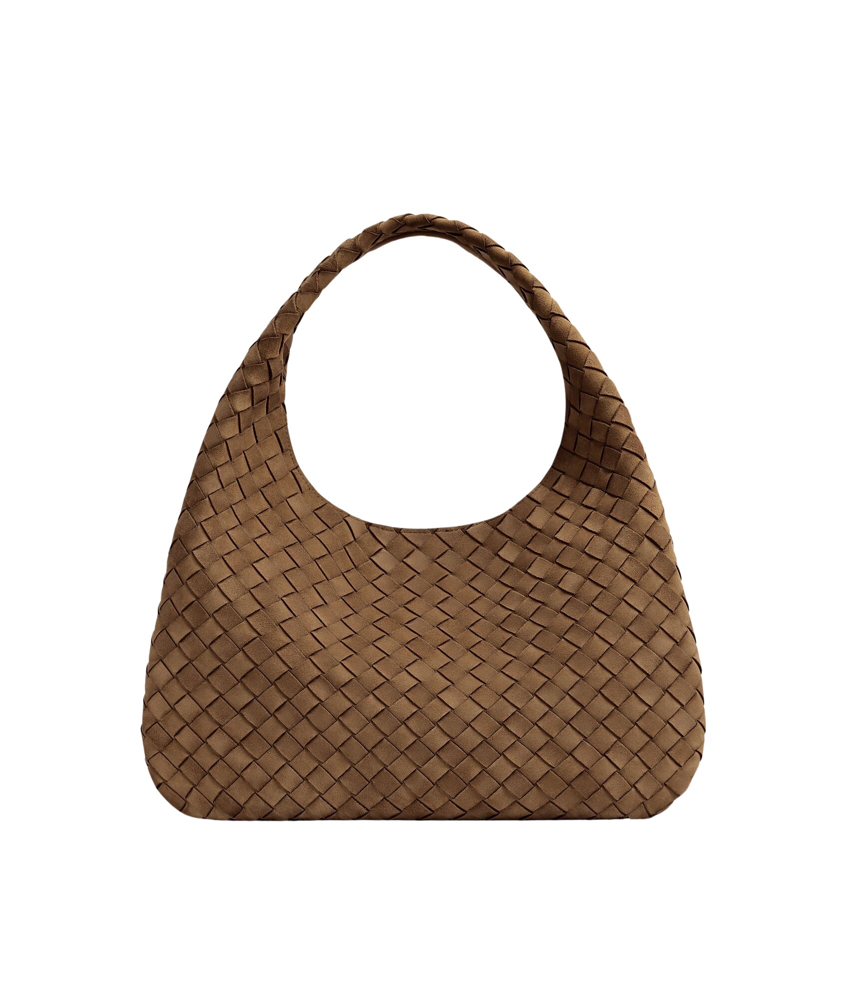 Brown-Womens-Large-Campana-in-Nocciola-coveti83947_nobg Khaite Women's Large Campana in Nocciola - Brown Shoulder & Crossbody Bags - The Lotus Tote Bag - Shop at Luxury Shoes