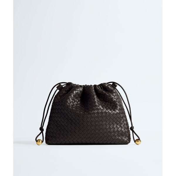 Khaite Women's Large Dustbag in Espresso - Brown Totes & Top-Handle Bags - The Lotus Tote Bag - Shop at Luxury Shoes 