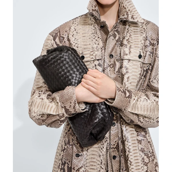 Khaite Women's Lauren 1979 in Espresso - Brown Shoulder & Crossbody Bags - The Lotus Tote Bag - Shop at Luxury Shoes 