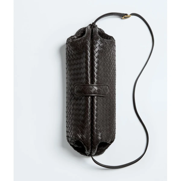 Khaite Women's Lauren 1979 in Espresso - Brown Shoulder & Crossbody Bags - The Lotus Tote Bag - Shop at Luxury Shoes 