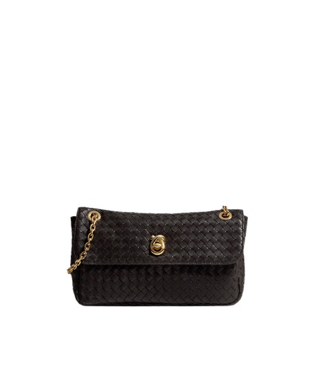 Khaite Women's Madison in Espresso - Brown Shoulder & Crossbody Bags - The Lotus Tote Bag - Shop at Luxury Shoes 