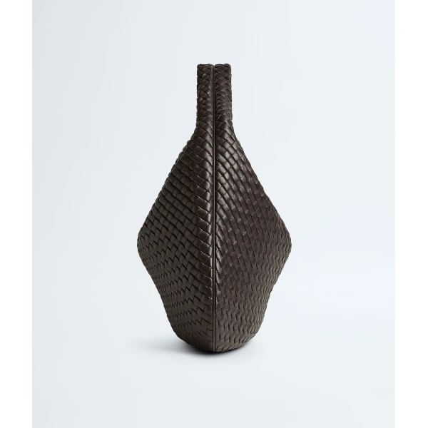 Khaite Women's Maxi Veneta in Fondant - Brown Shoulder & Crossbody Bags - The Lotus Tote Bag - Shop at Luxury Shoes 