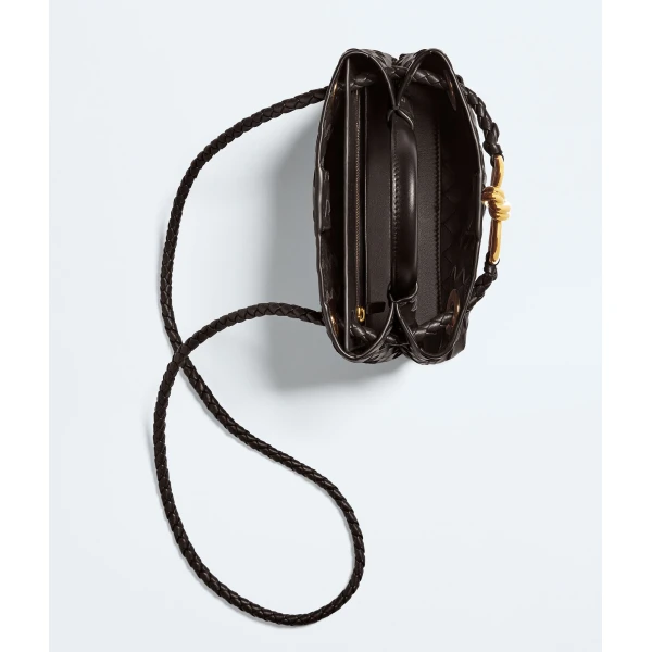 Khaite Women's Mini Andiamo in Fondant - Brown Mini Bags - The Lotus Tote Bag - Shop at Luxury Shoes 