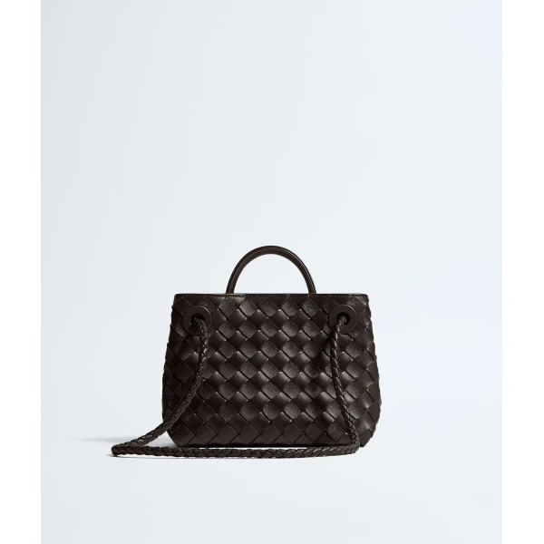 Khaite Women's Mini Andiamo in Fondant - Brown Mini Bags - The Lotus Tote Bag - Shop at Luxury Shoes 