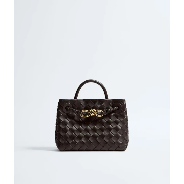 Khaite Women's Mini Andiamo in Fondant - Brown Mini Bags - The Lotus Tote Bag - Shop at Luxury Shoes 