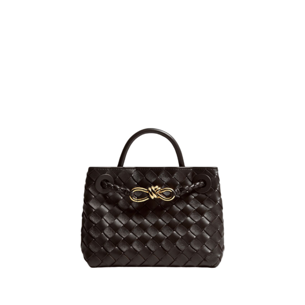 Khaite Women's Mini Andiamo in Fondant - Brown Mini Bags - The Lotus Tote Bag - Shop at Luxury Shoes 