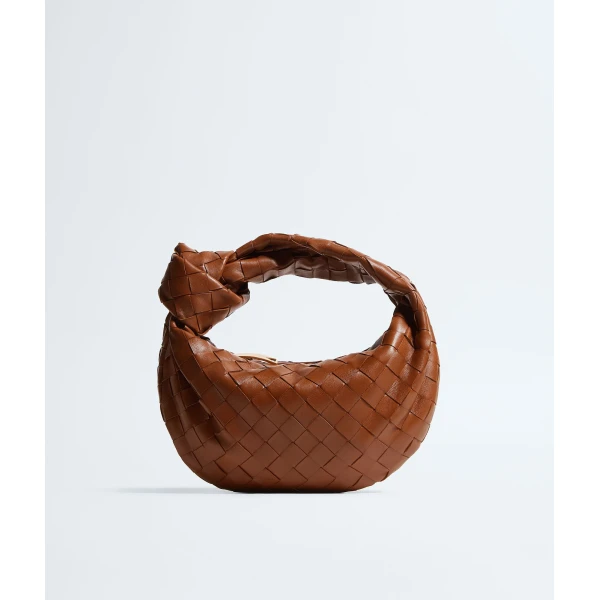Khaite Women's Mini Jodie in Tannin - Brown Mini Bags - The Lotus Tote Bag - Shop at Luxury Shoes 