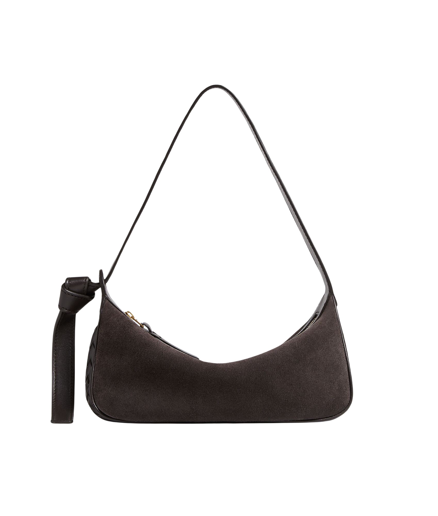Brown-Womens-Nodo-Shoulder-Bag-in-Espresso-coveti28793_nobg Khaite Women's Nodo Shoulder Bag in Espresso - Brown Shoulder & Crossbody Bags - The Lotus Tote Bag - Shop at Luxury Shoes